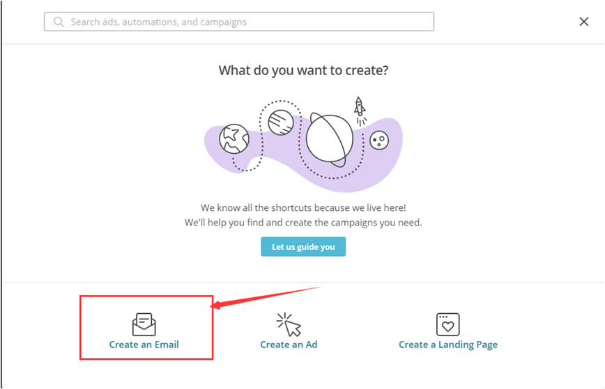 create an email create an email