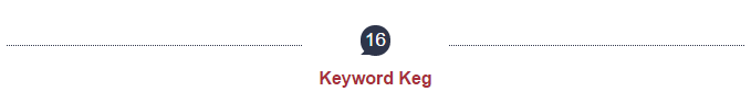 16Keyword Keg 16Keyword Keg